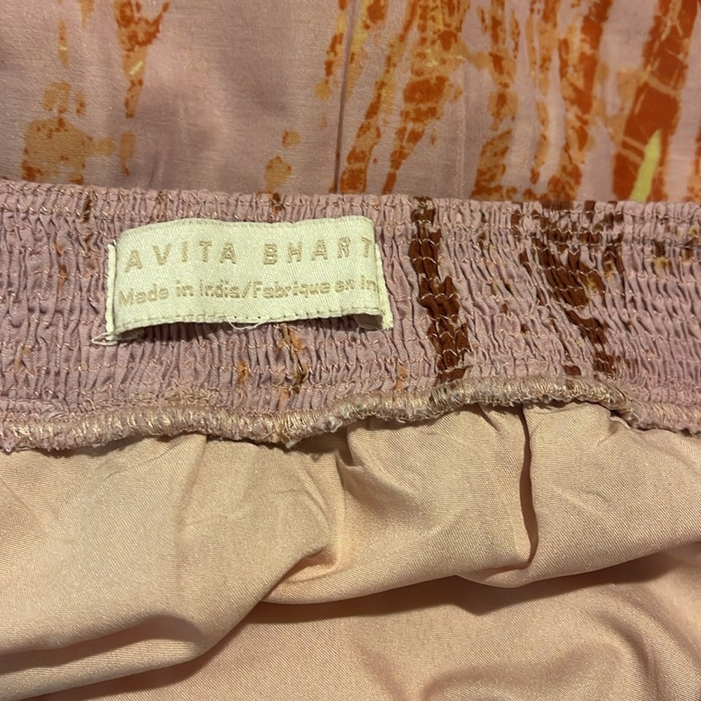 Anthropologie Tiered Tie-Dye Maxi Skirt Kavita Bhartia - Picture 6 of 7